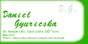 daniel gyuricska business card